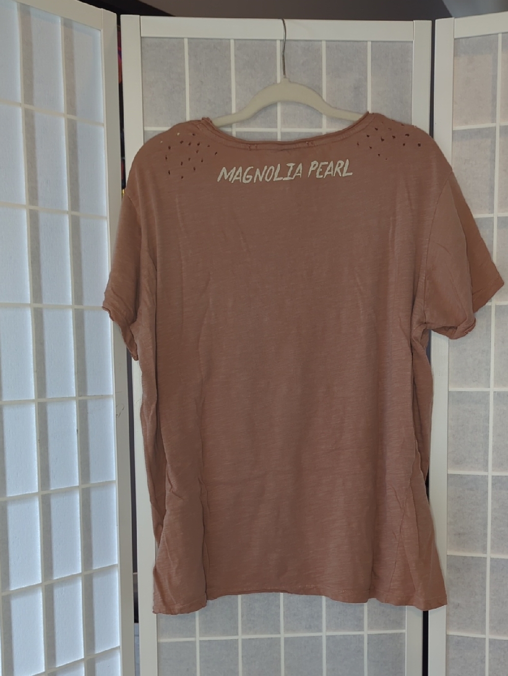 Magnolia Pearl Aloha faded rose knit tee - Picture 8 of 8